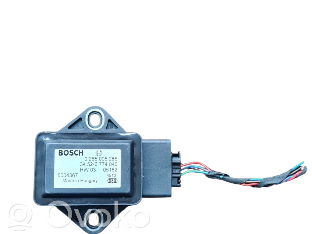 BMW 7 E65 E66 ESP acceleration yaw rate sensor 