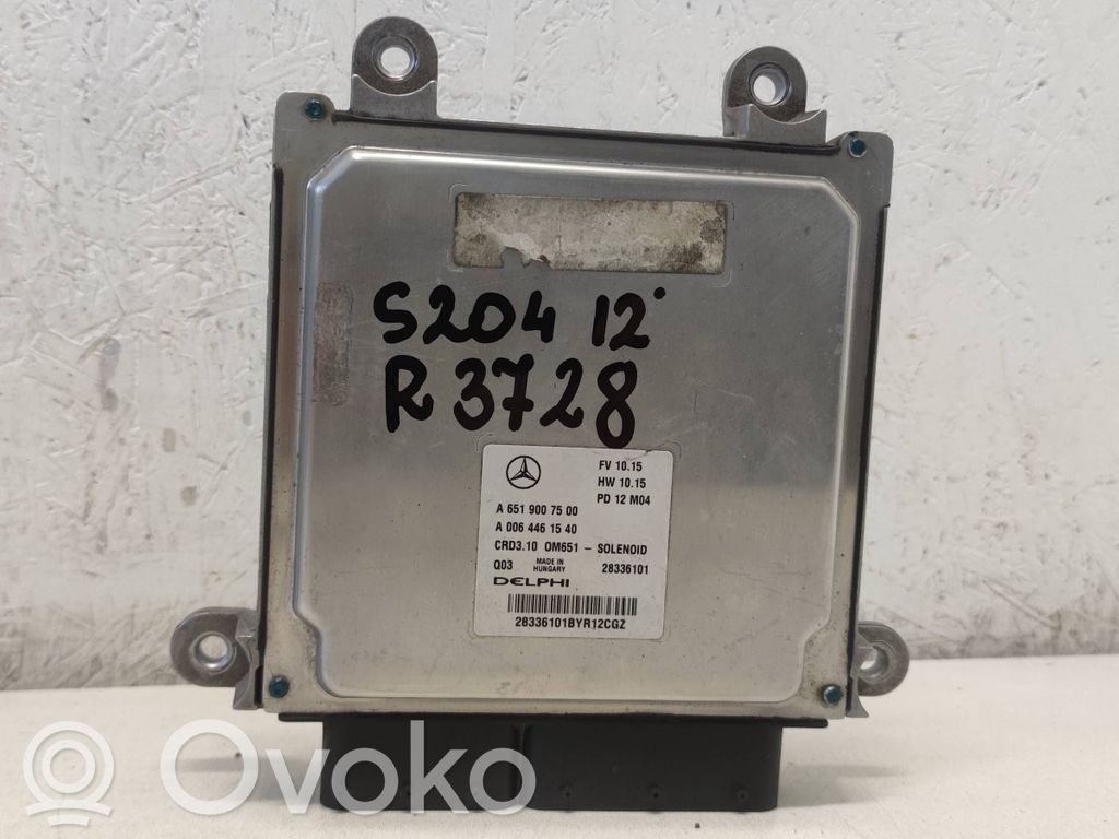 Mercedes-Benz C W204 Engine control unit/module 