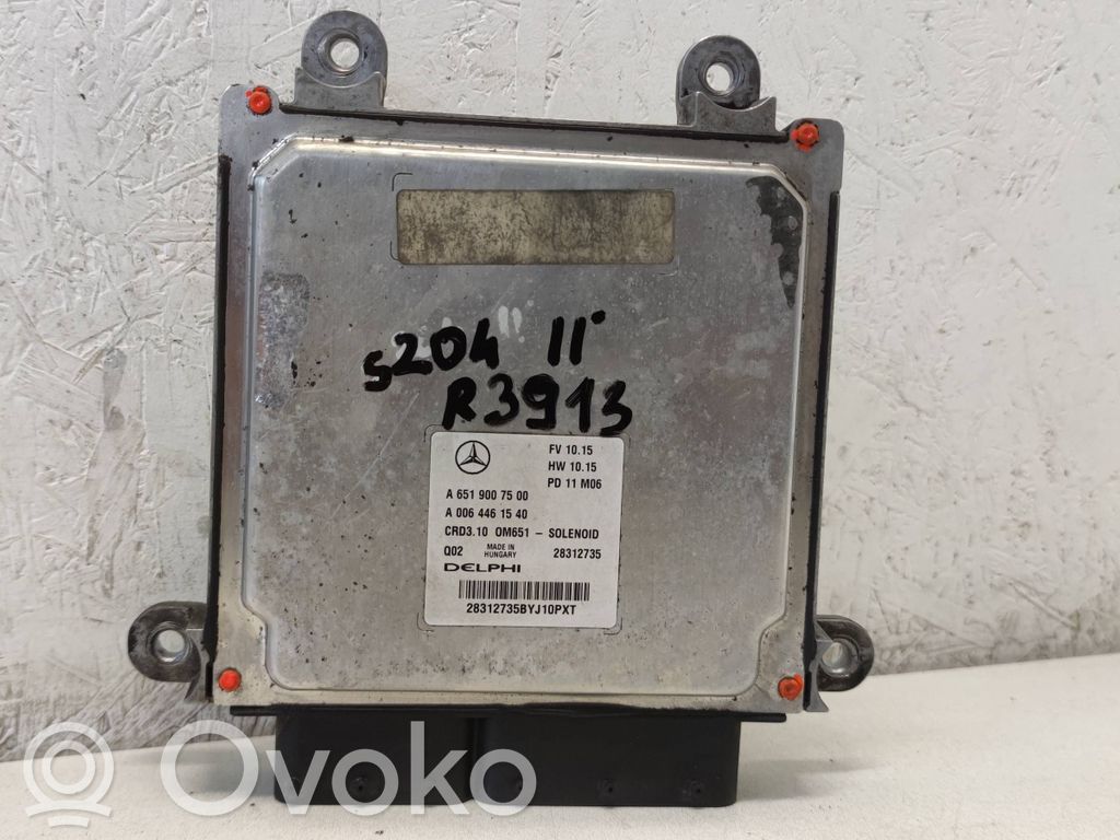 Mercedes-Benz C W204 Engine control unit/module 