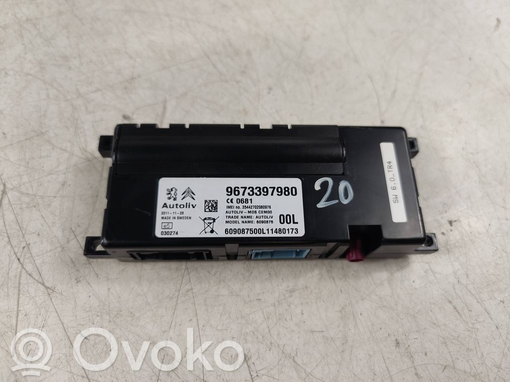 Peugeot 3008 I Bluetooth control unit module 