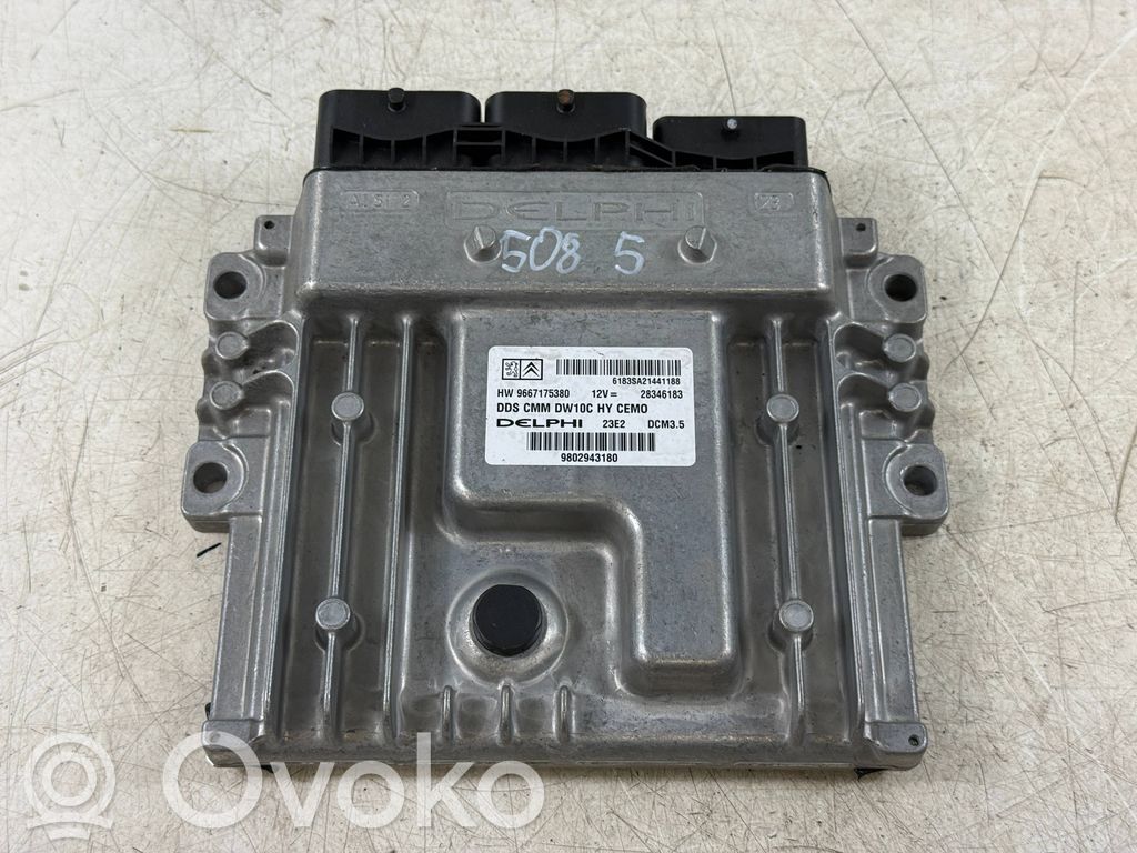 Peugeot 508 Engine control unit/module 