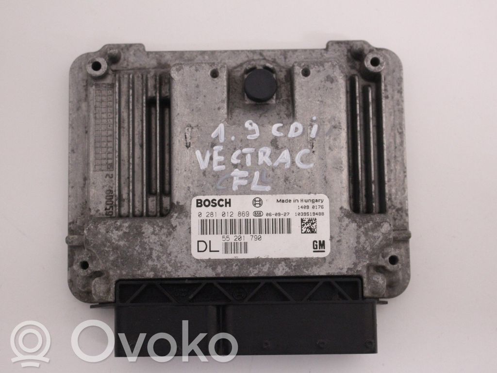 Opel Vectra C Engine control unit/module 