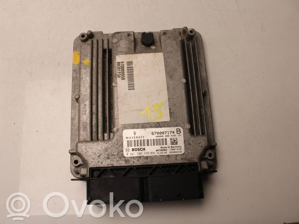 Maserati Quattroporte Engine control unit/module 