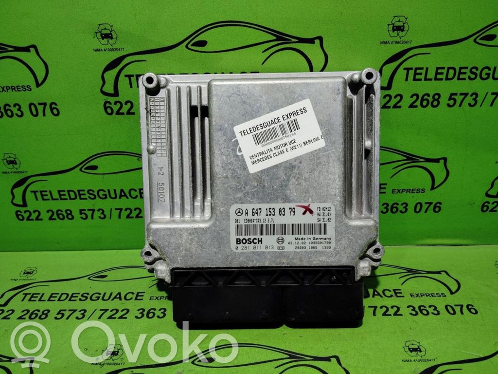Mercedes-Benz E W211 Engine control unit/module ECU 