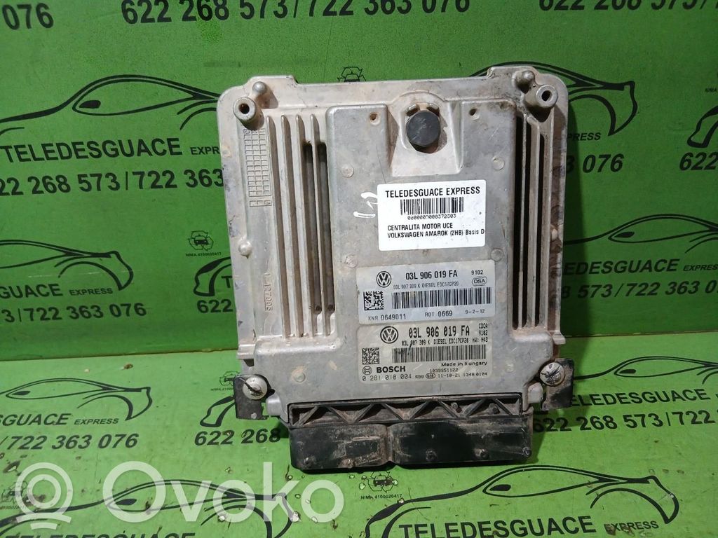 Volkswagen Amarok Engine control unit/module ECU 