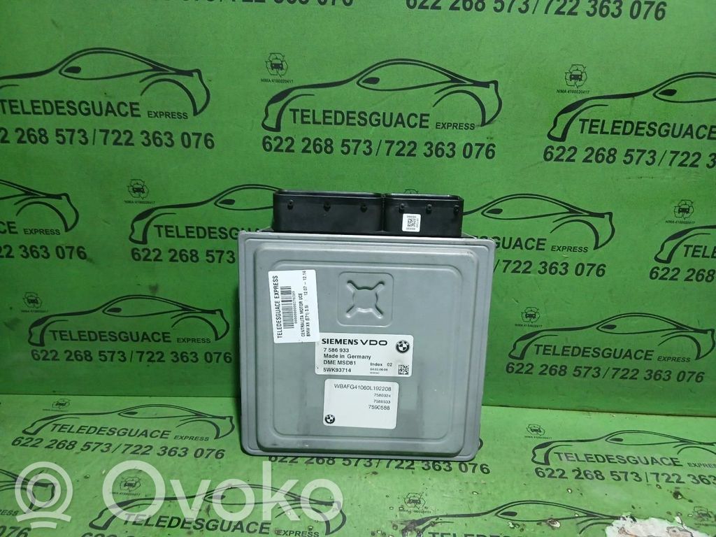 BMW X6 E71 Galios (ECU) modulis 