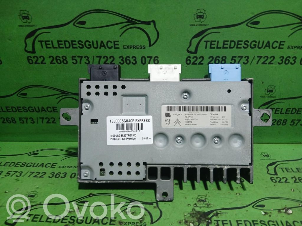 Peugeot 308 Variklio valdymo blokas 