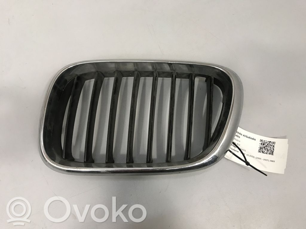 BMW X5 E53 Front bumper upper radiator grill 