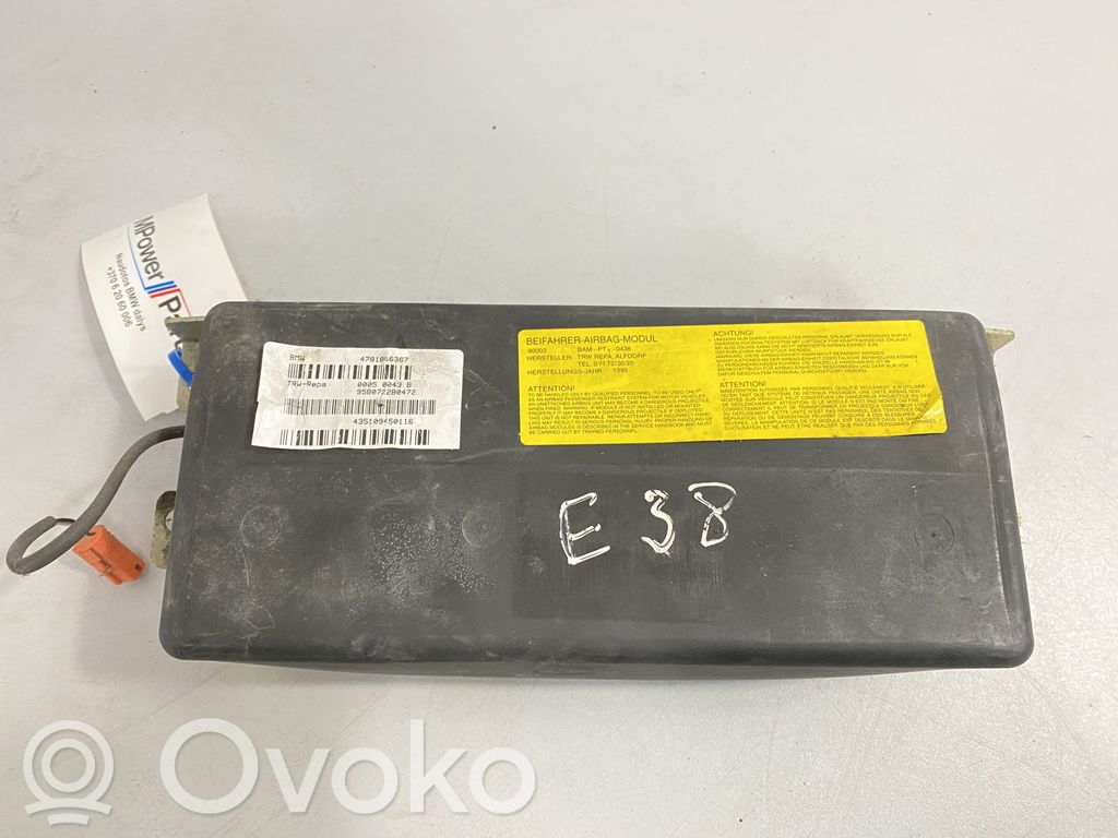 BMW 7 E38 Airbag del pasajero 