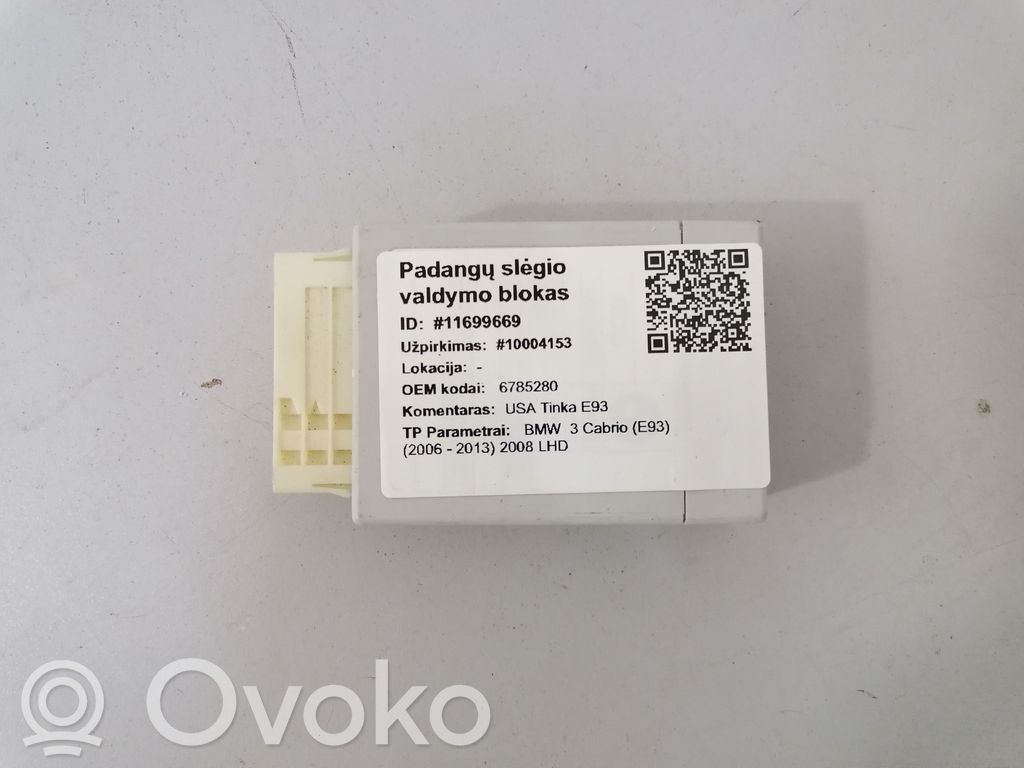 BMW 3 E92 E93 Tire pressure control unit 
