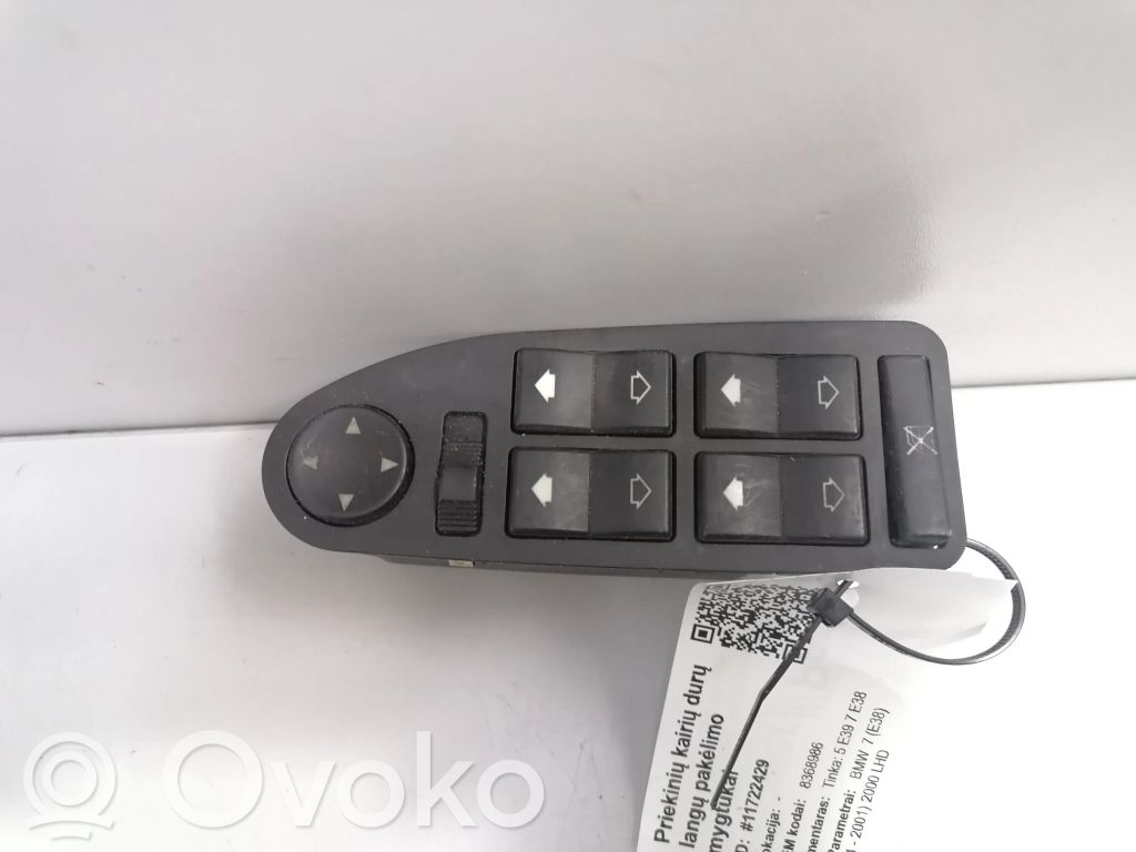 BMW 7 E38 Electric window control switch 