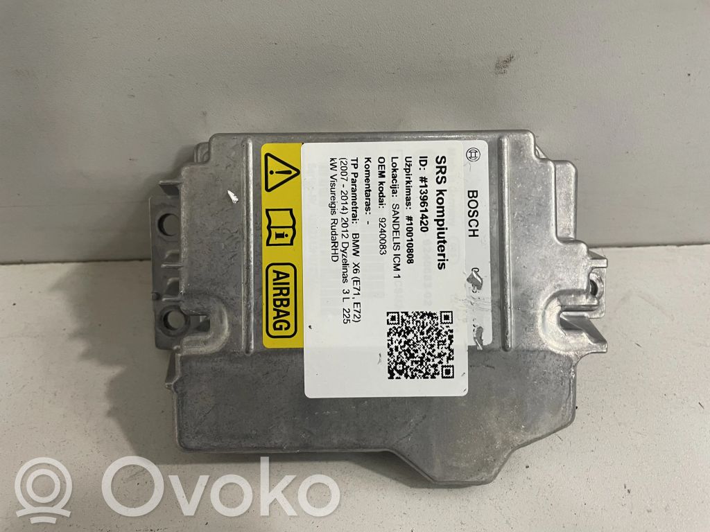 Airbag control unit/module   9240083