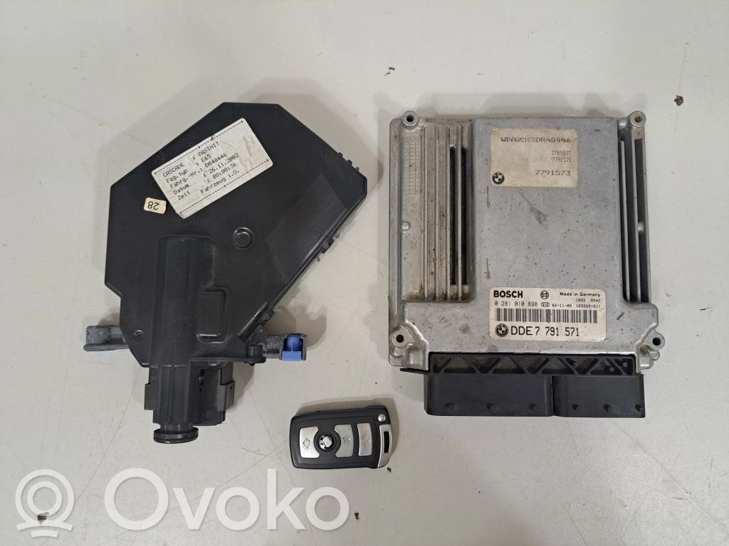 BMW 7 E65 E66 Engine ECU kit and lock set 