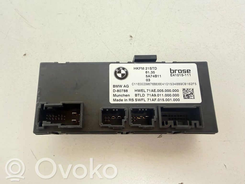 Tailgate/trunk control unit/module   5A74B11,5B529E5,5A53D08,5A92319