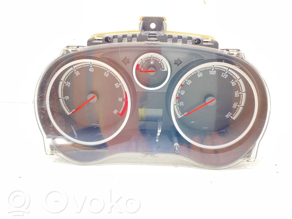 Opel Corsa D Geschwindigkeitsmesser Cockpit 