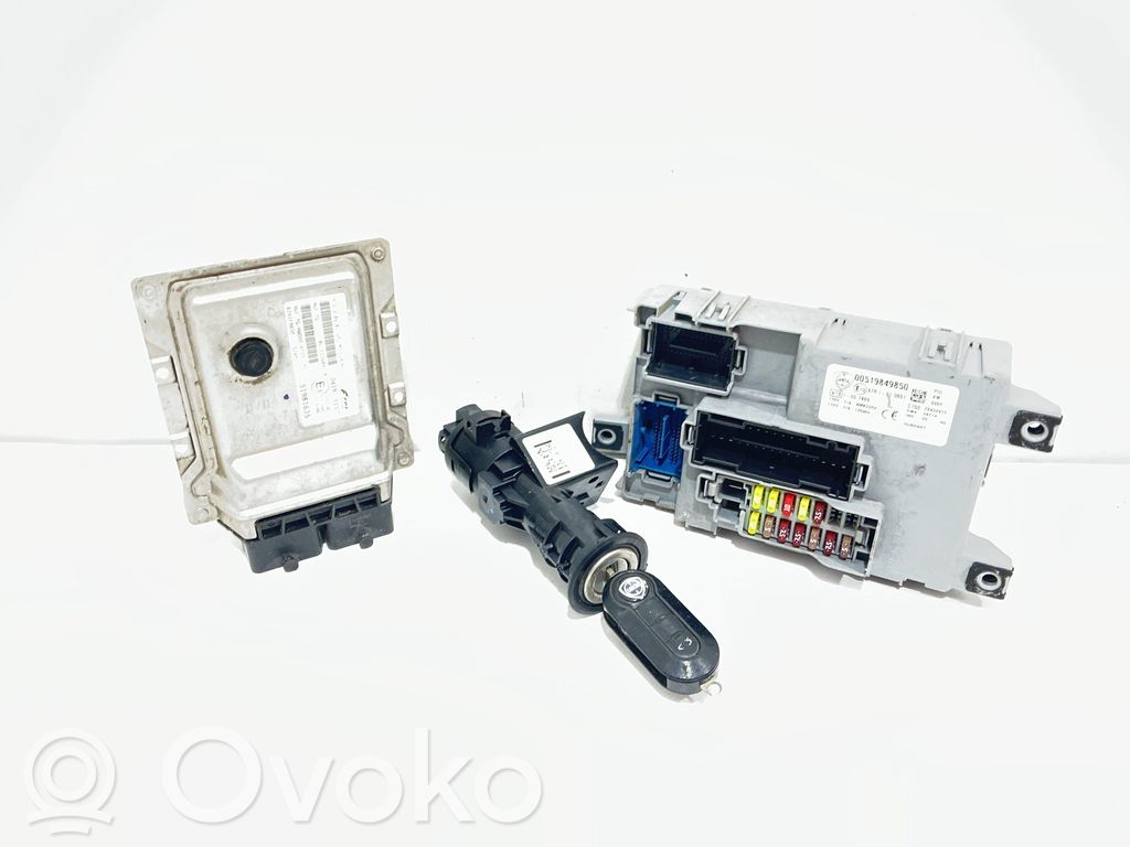 Lancia Ypsilon Engine ECU kit and lock set 
