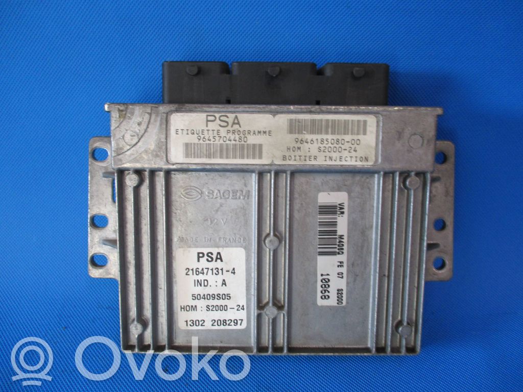 Engine control unit/module ECU   9645704480,S200024,9646185080