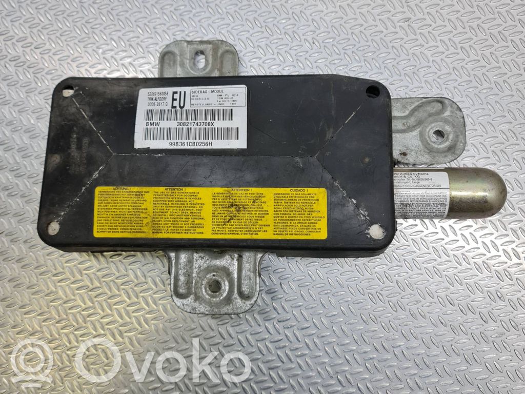 BMW 3 E46 Etuoven turvatyyny 