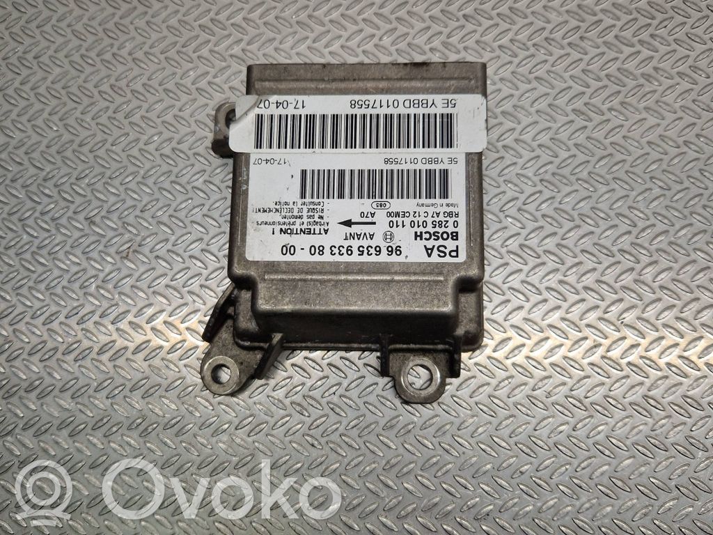 Peugeot 207 Gaisa spilvenu vadības bloks 