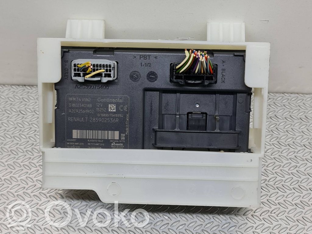Renault Captur Ignition key card reader 