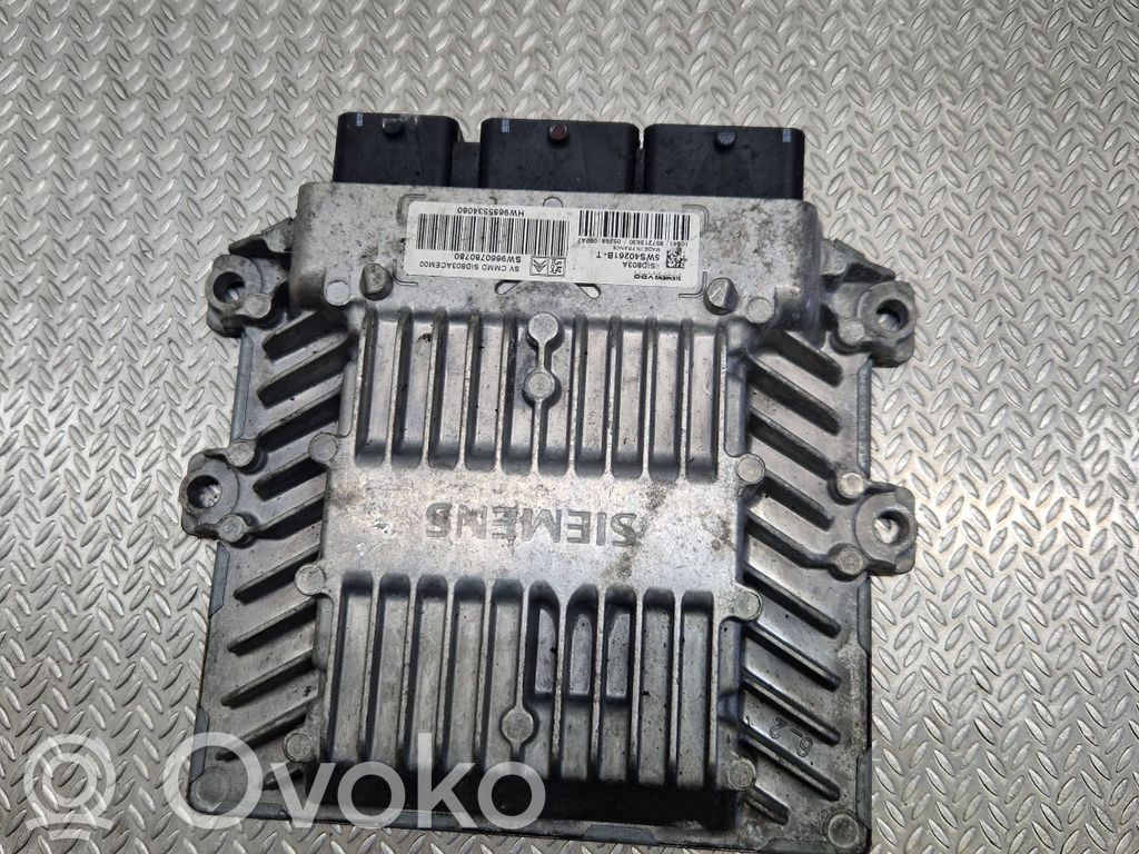 Engine control unit/module   9660780780,9655534080,5WS40261BT