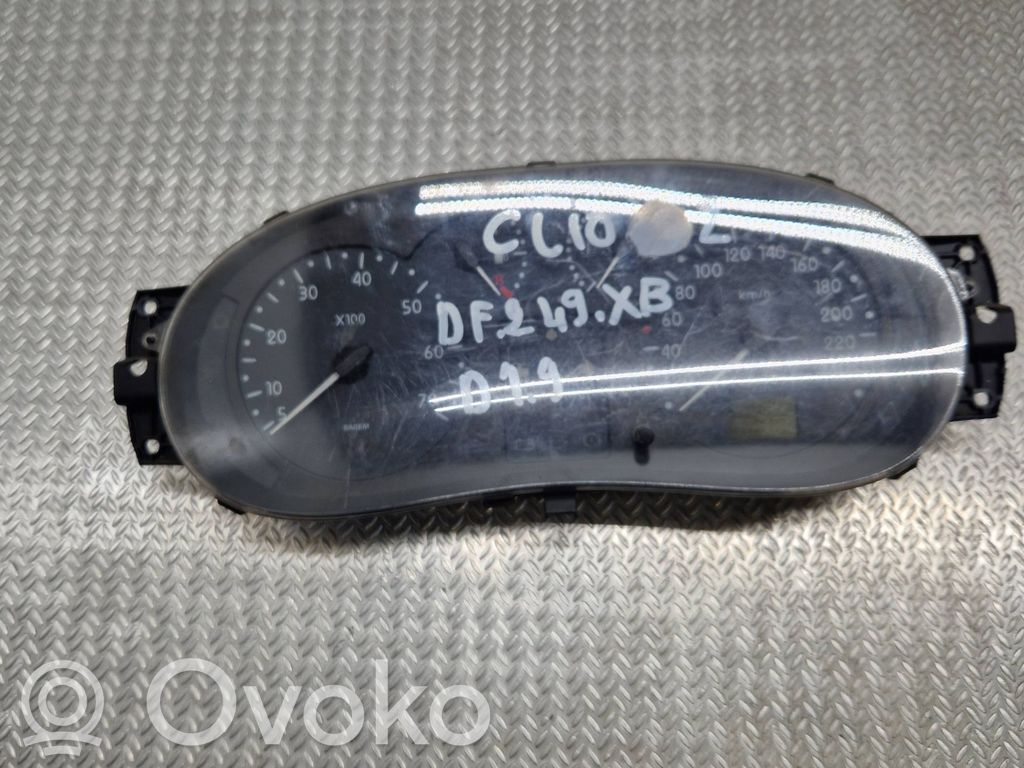 Renault Clio II Speedometer (instrument cluster) 
