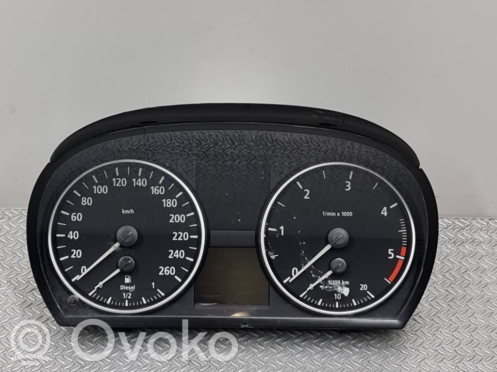 BMW 3 E90 E91 Speedometer (instrument cluster) 