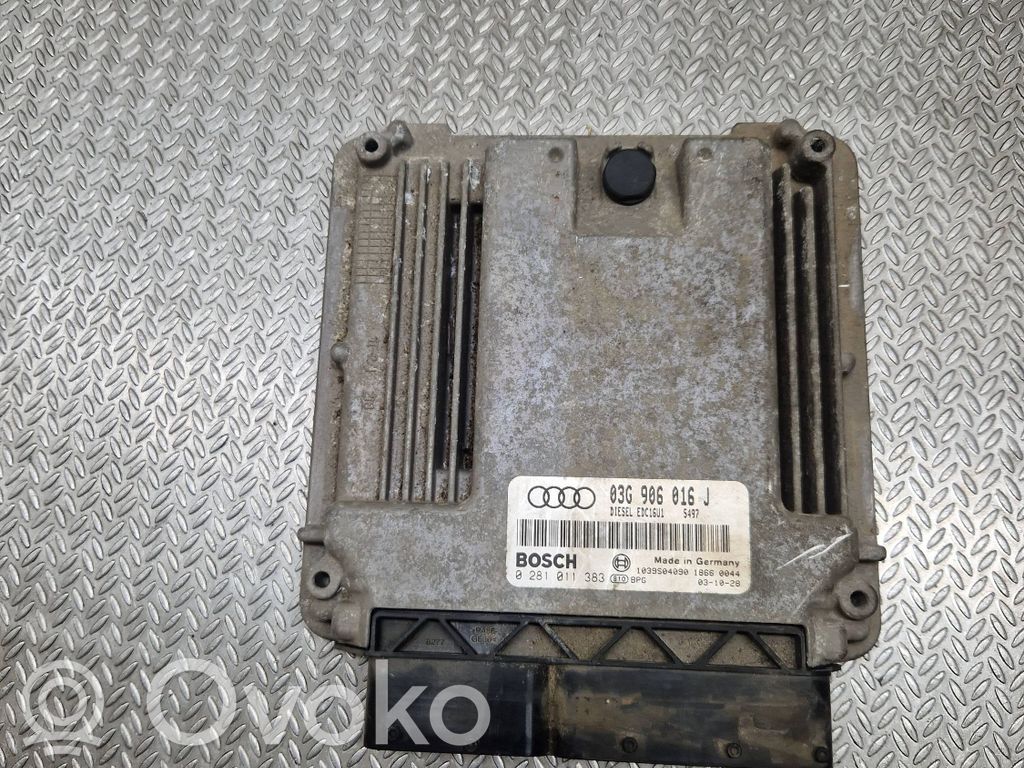 Engine control unit/module   03G906016J,1039S04090,0281011383