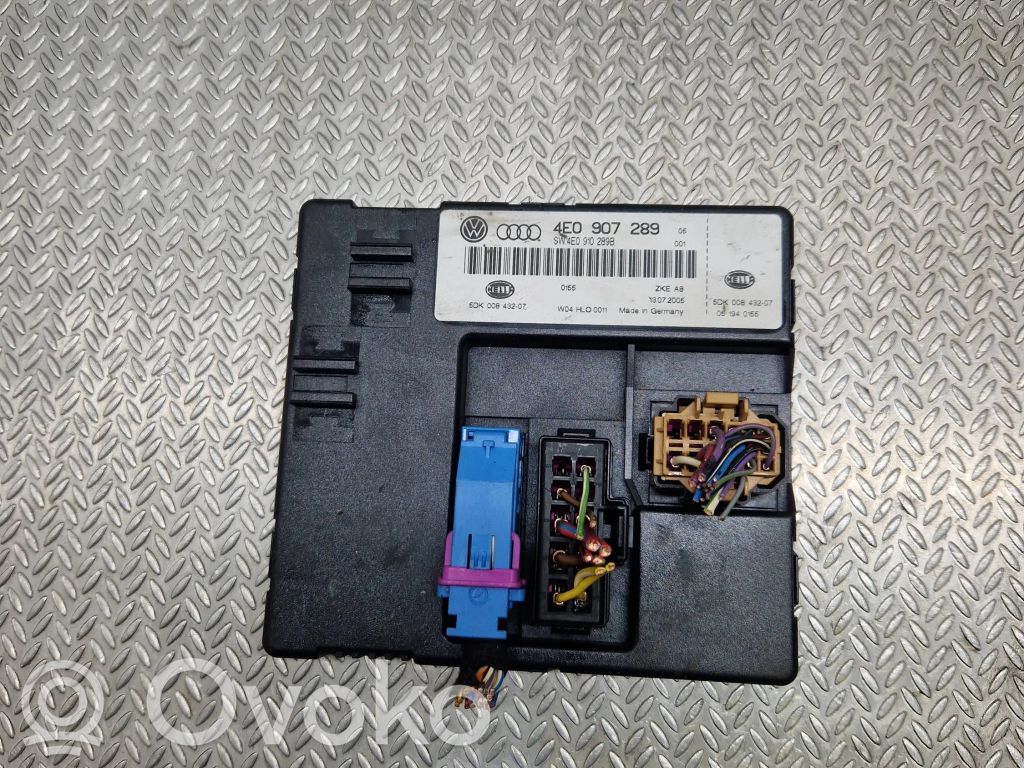 Módulo de confort/conveniencia   5DK00843207,4E0907289,4E0910289B