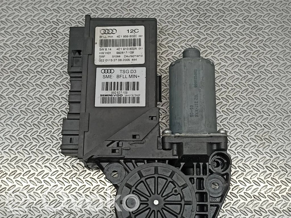 Audi A8 S8 D3 4E Asa reguladora de la puerta trasera 