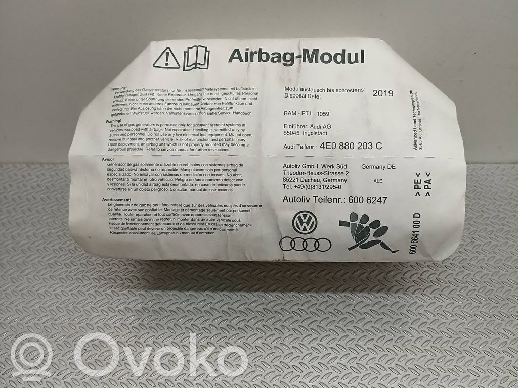 Airbag del pasajero   4E0880203C