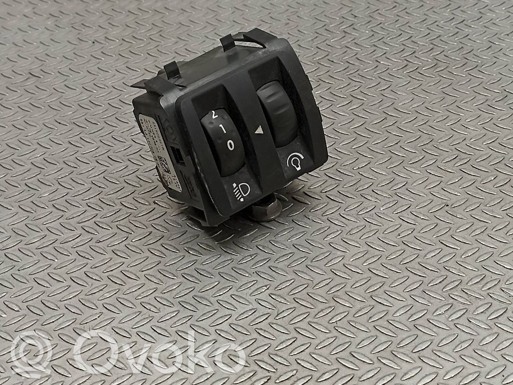 Renault Clio IV Interruttore di regolazione dell’illuminazione del quadro 