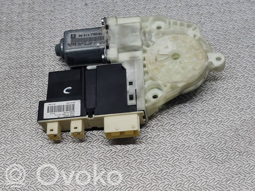 Citroen C4 I Front door window regulator motor 