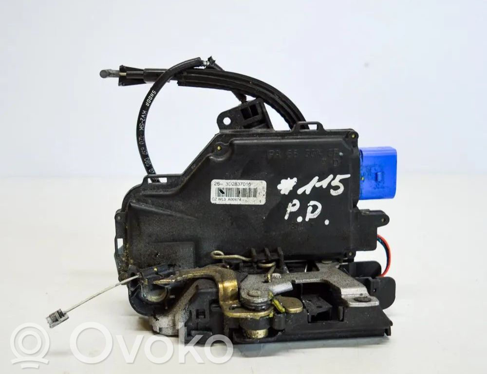 Skoda Octavia Mk2 (1Z) Etuoven lukko 