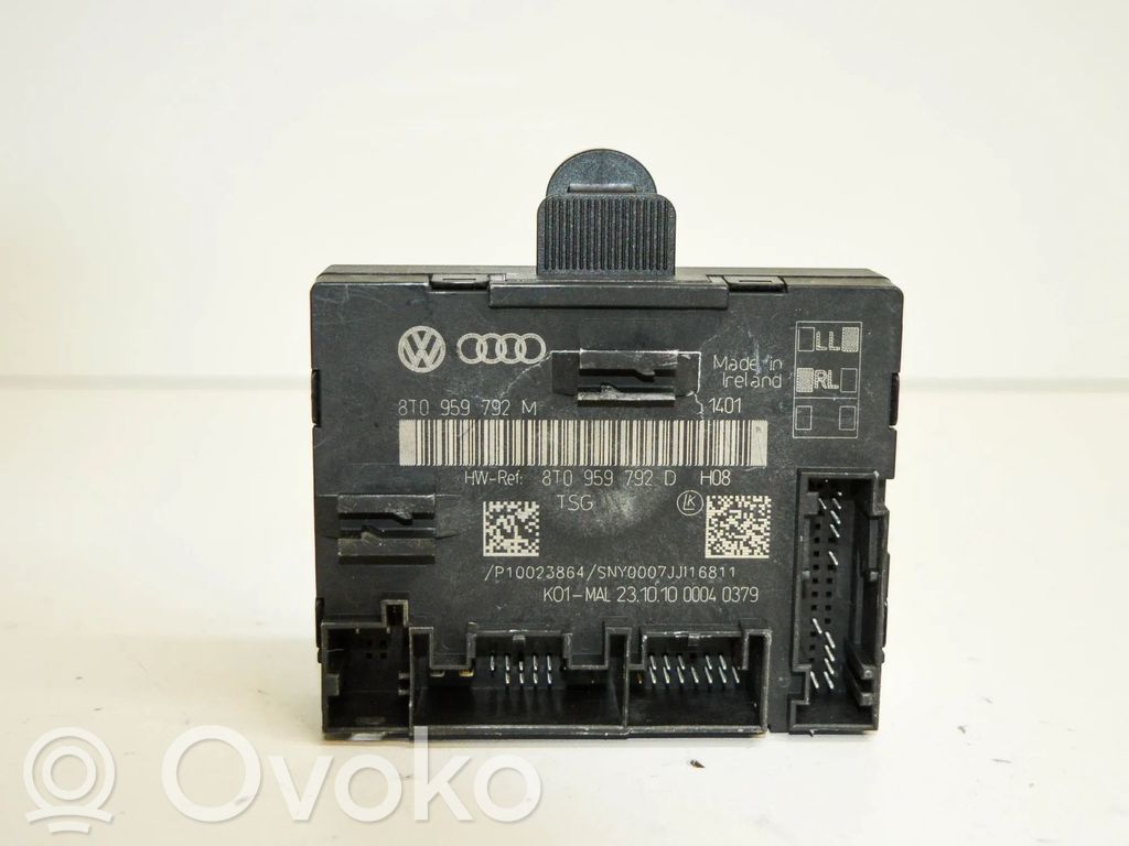 Unité de commande module de porte   8T0959792M,8T0959792M