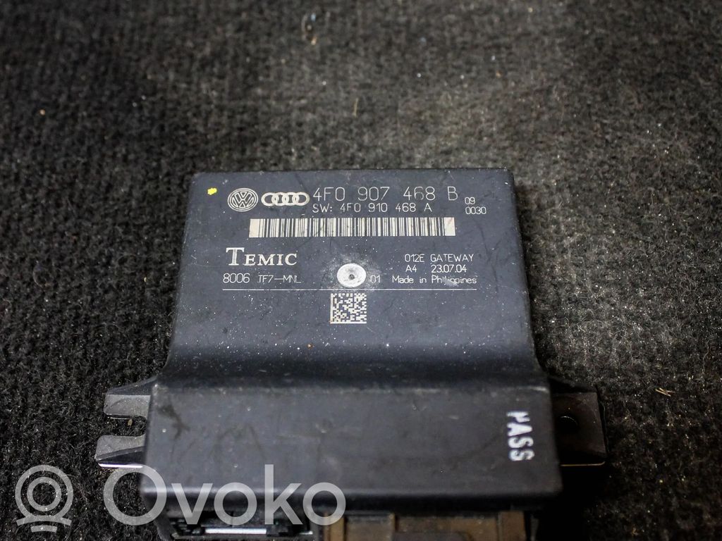 Audi A6 S6 C6 4F Modulo di controllo accesso 
