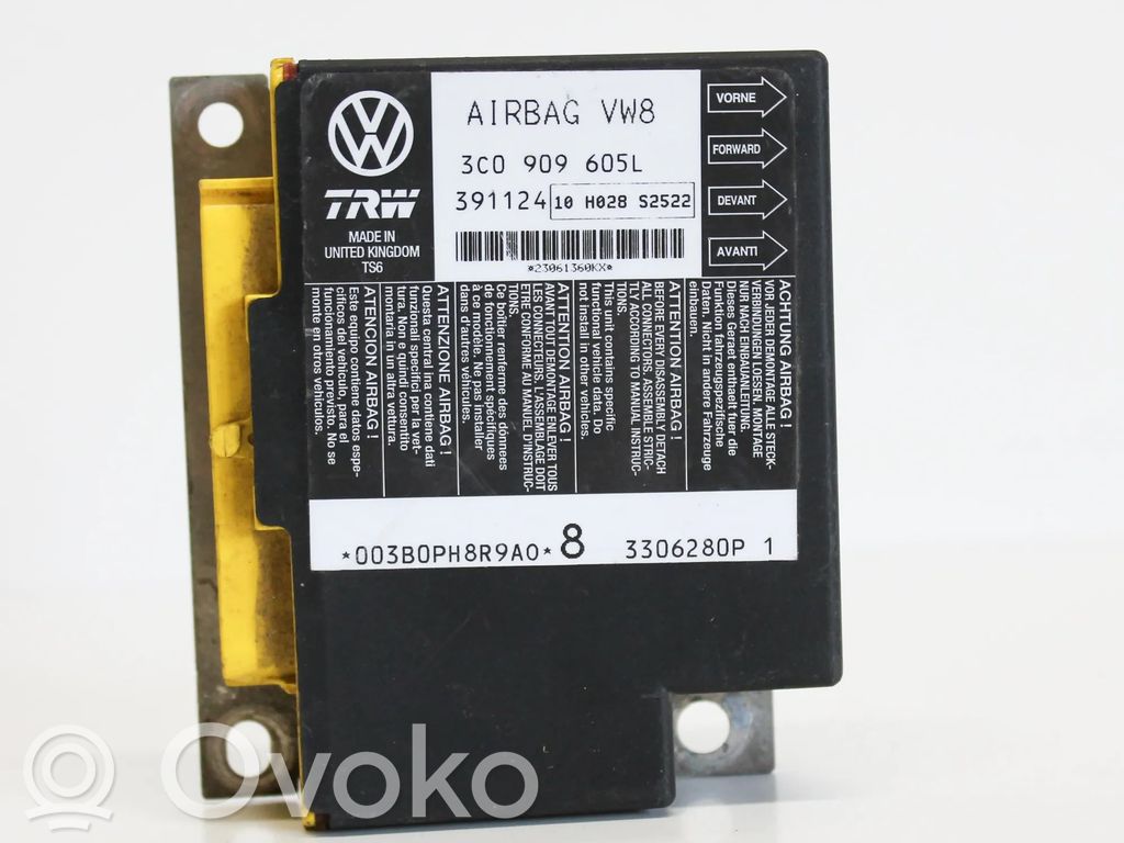 Seat Leon (1P) Airbag control unit/module 