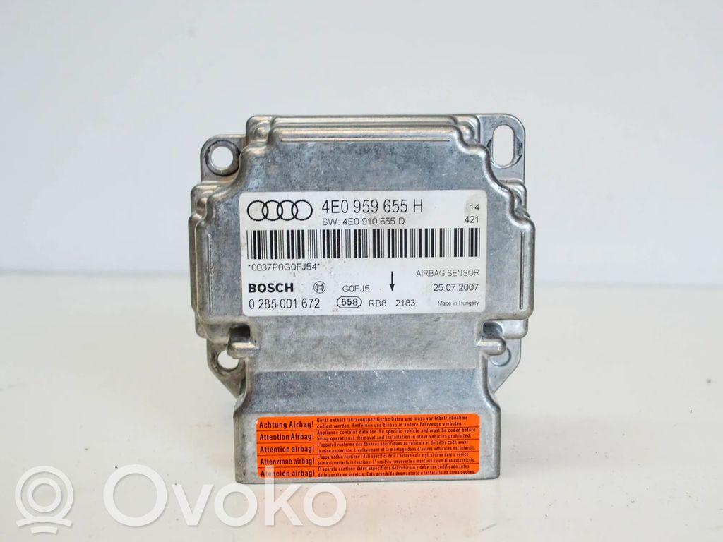 Airbagsteuergerät   4E0959655H