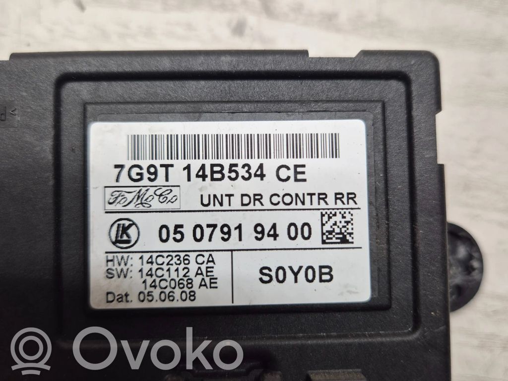 Door control unit/module   7G9T14B534CE,14C236CA,0507919400