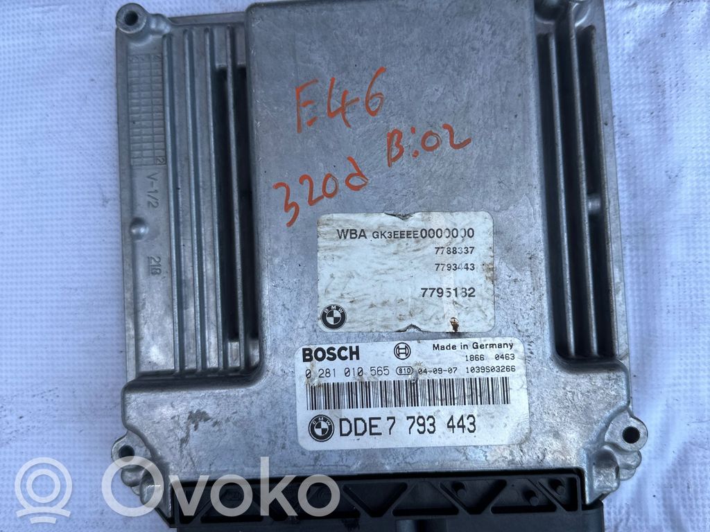 BMW 3 E46 Engine control unit/module 