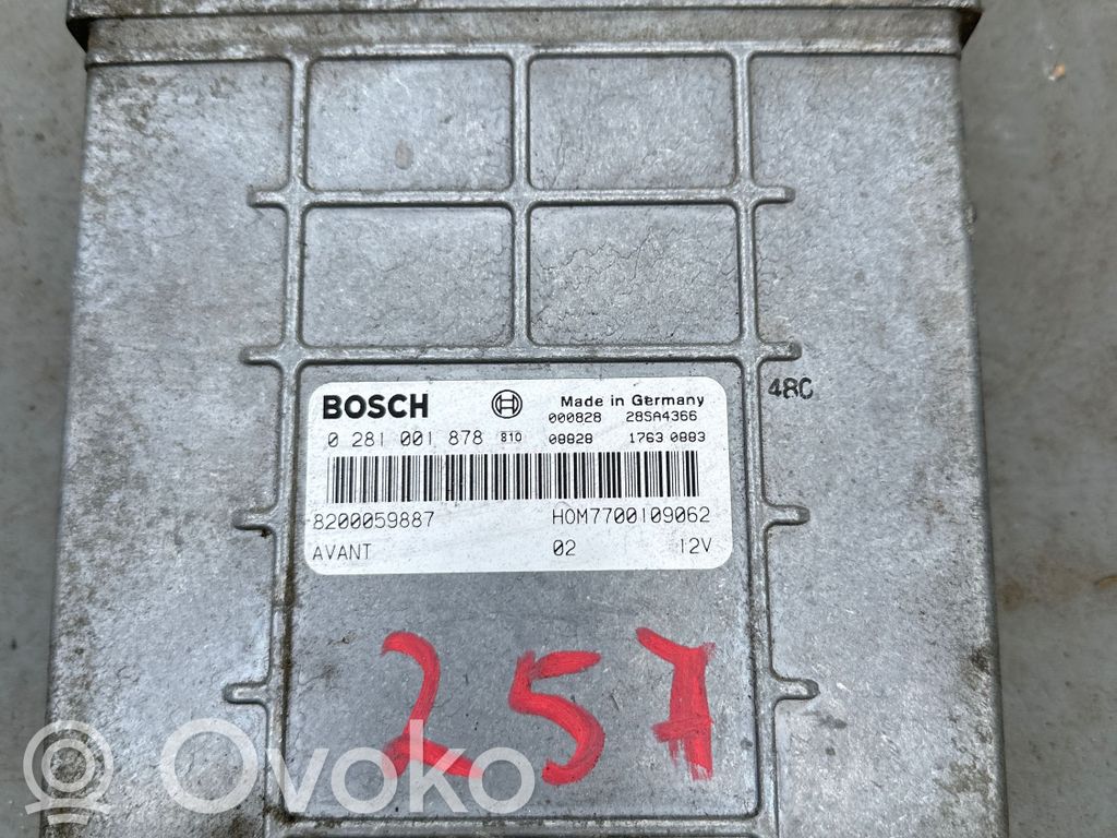 Renault Clio II Engine control unit/module 
