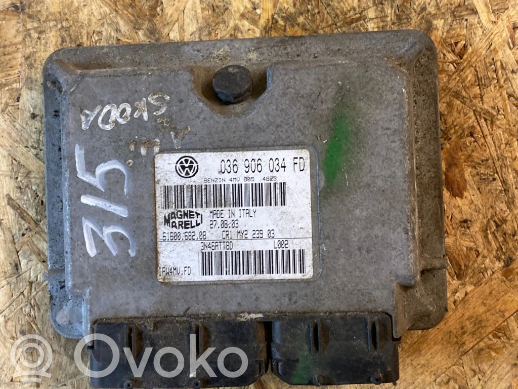 Skoda Fabia Mk1 (6Y) Engine control unit/module 