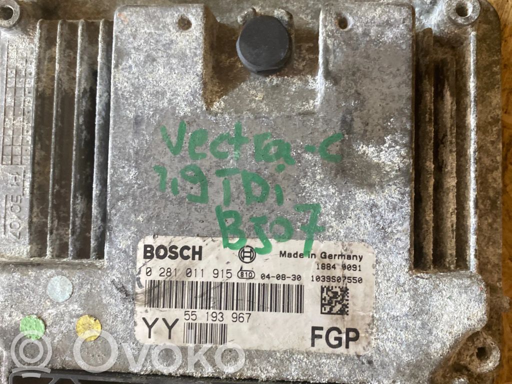 Opel Vectra C Sterownik / Moduł ECU 