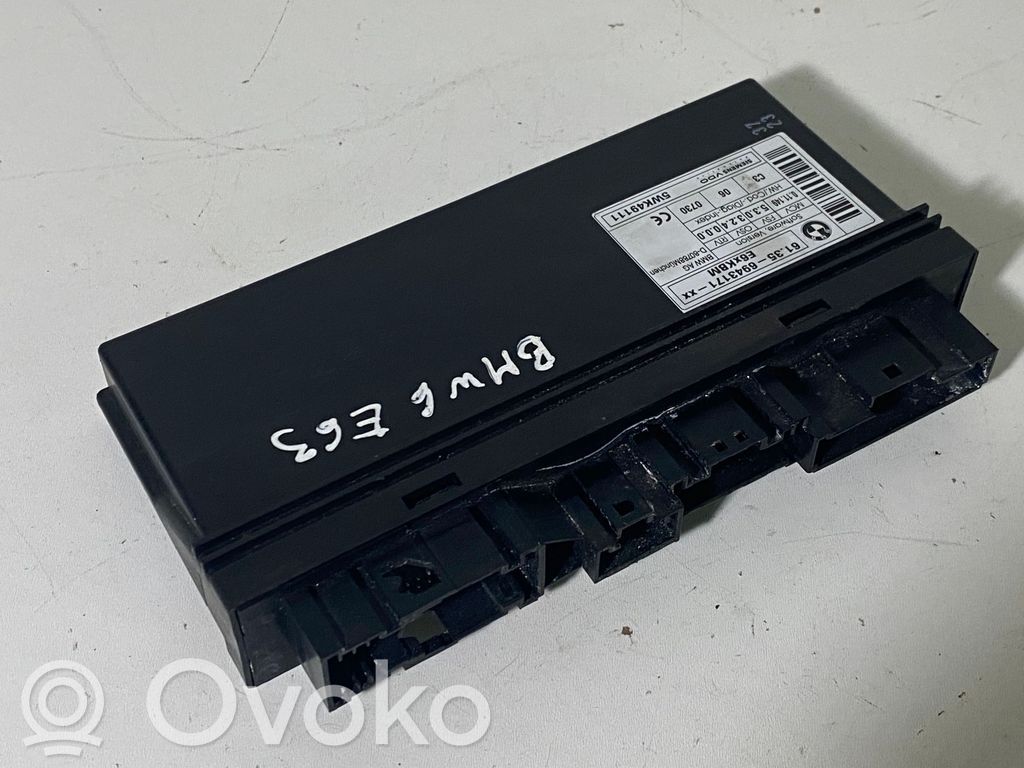 BMW 6 E63 E64 Komforto modulis 