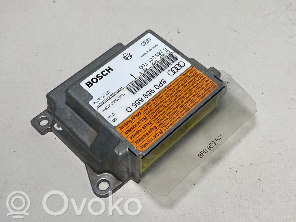 Audi A3 S3 A3 Sportback 8P Airbag control unit/module 