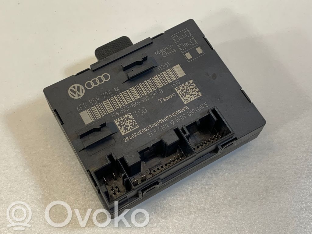 Unidad de control/módulo de la puerta   4F0959795M,8K0959795B