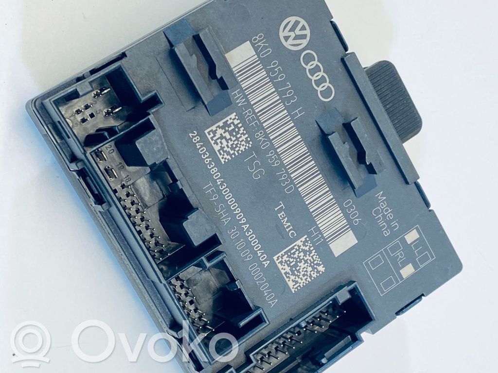 Audi A4 S4 B8 8K Oven ohjainlaite/moduuli 