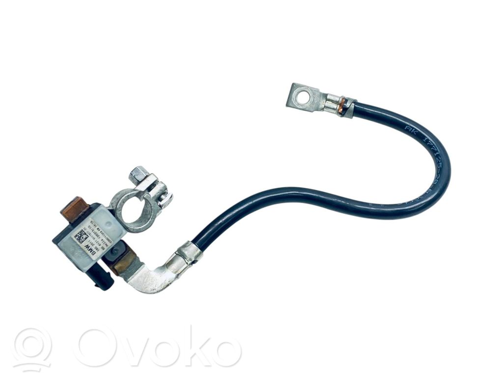 BMW 3 F30 F35 F31 Minus / Klema / Przewód akumulatora 
