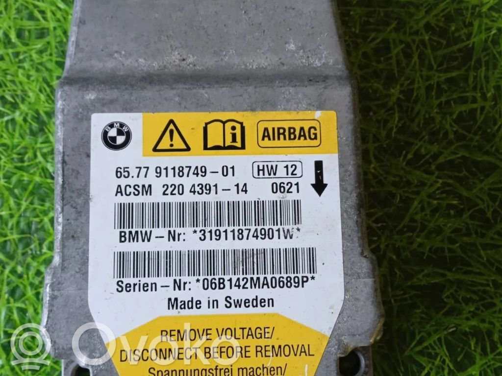 Airbag control unit/module   9118749,220439114,31911874901