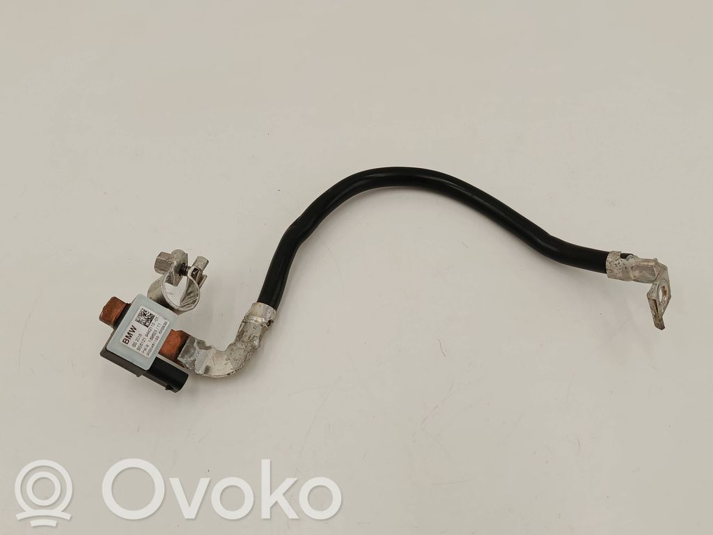 BMW 4 G22 G23 G24 G26 Minus / Klema / Przewód akumulatora 